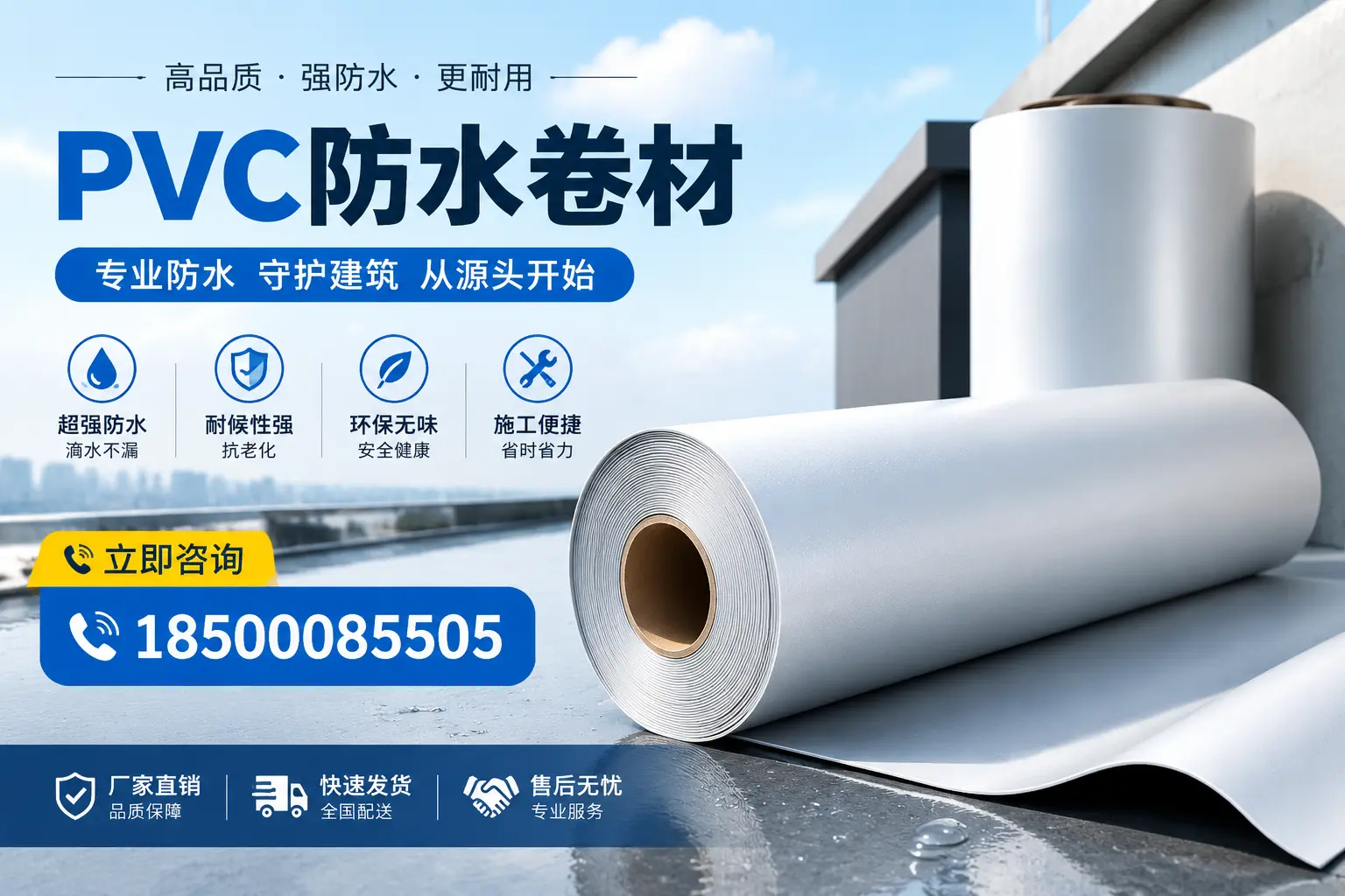 如何评估PVC防水卷材的性价比?嘉峪关消费者必看